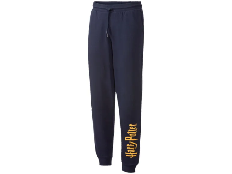 Heren joggingbroek met print op het been< Online