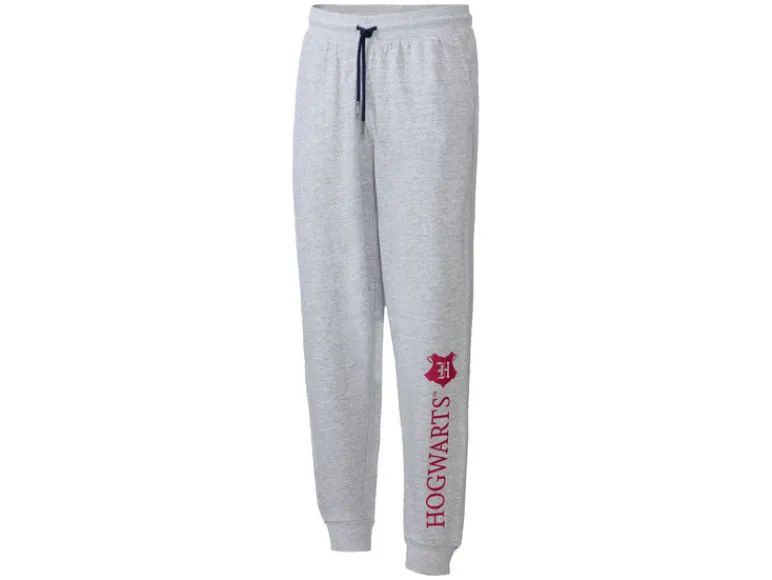 Heren joggingbroek met print op het been< Online
