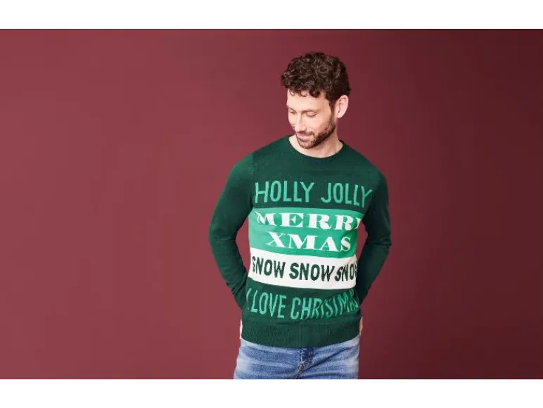 Heren kersttrui<LIVERGY® Clearance