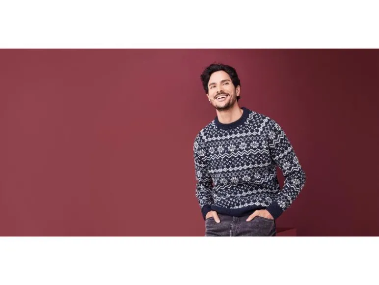 Heren kersttrui<LIVERGY® New