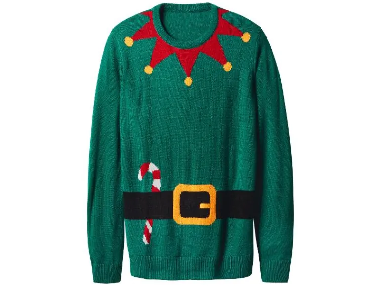 Heren kersttrui met lampjes<esmara Men Hot