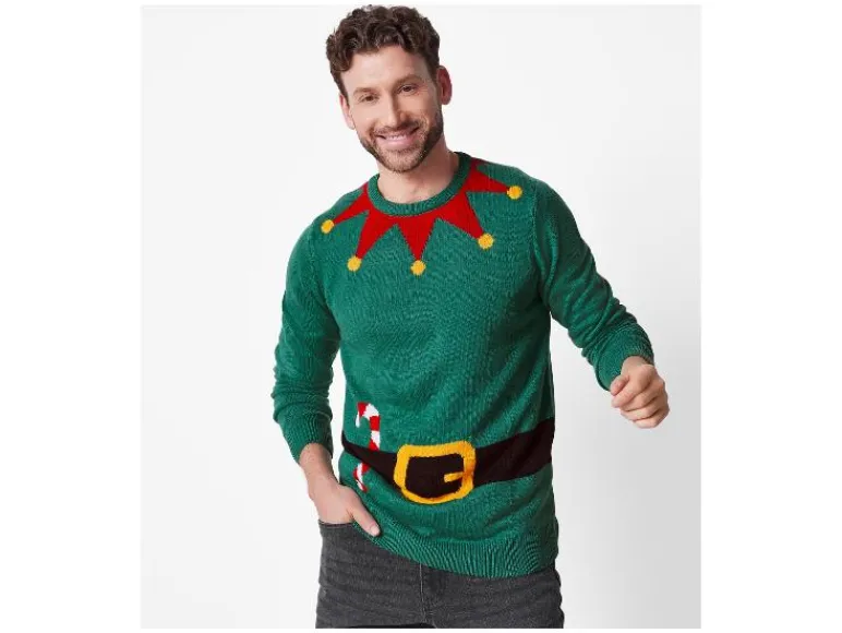 Heren kersttrui met lampjes<esmara Men Hot