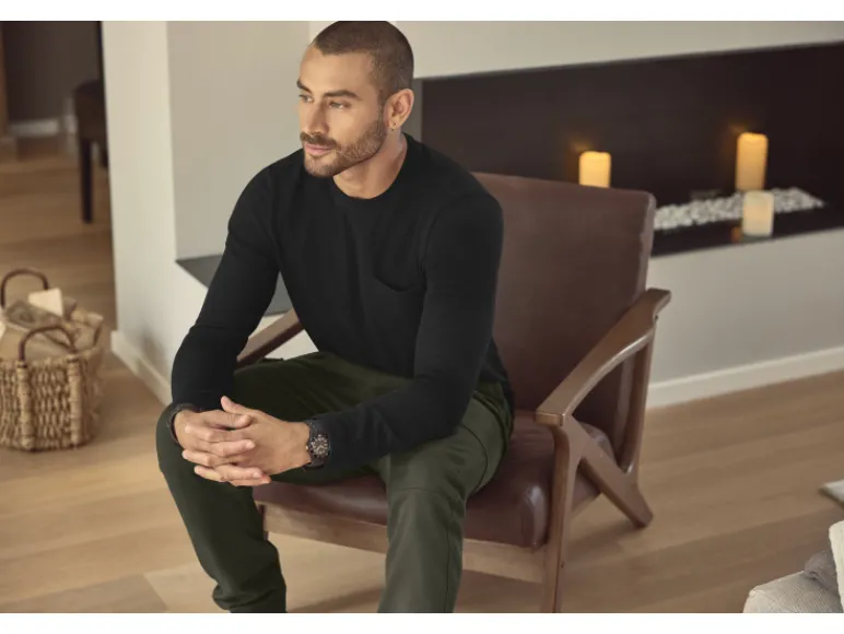 Heren longsleeve<esmara Men Best