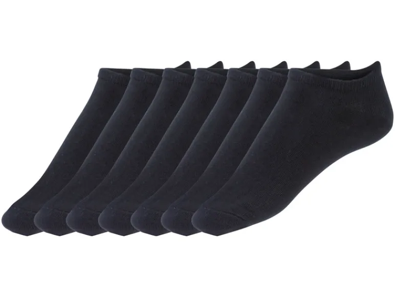 Heren sneaker-sokken, 7 paar, huidvriendelijk en ademend<Nur Der