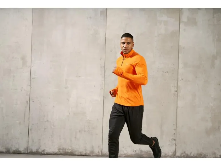 Heren sportshirt met smartwatch opening<CRIVIT Outlet