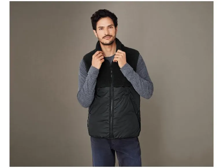 Heren teddy bodywarmer<LIVERGY® New