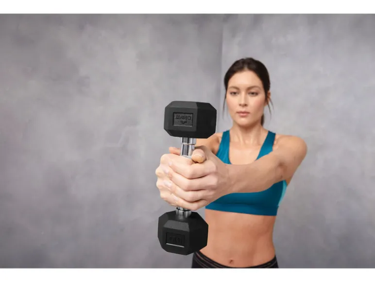 Hexagon dumbbell 2,5 kg<CRIVIT
