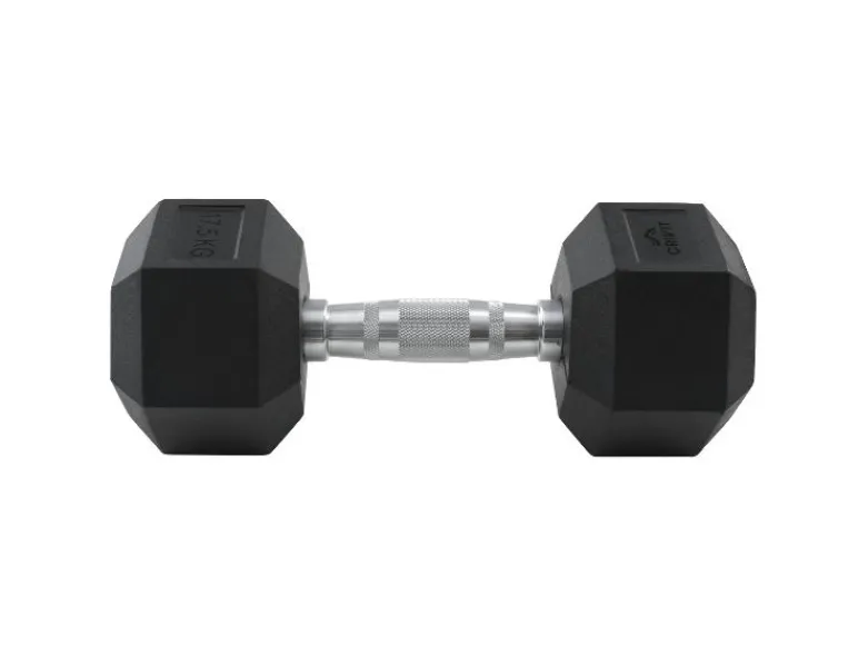 Hexagon dumbbell 17,5 kg<CRIVIT Outlet