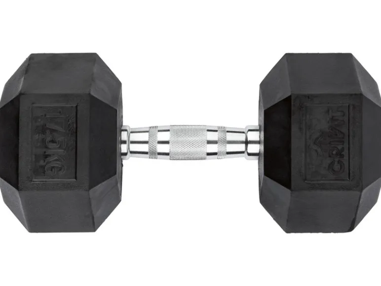 Hexagon dumbbell 17,5 kg<CRIVIT New