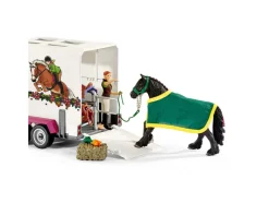 Horse Club Speelset Pick-up met paardenaanhangwagen<Schleich