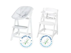 Houten kinderstoel met eetplank<roba New