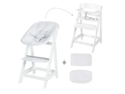 Houten kinderstoel met eetplank<roba New