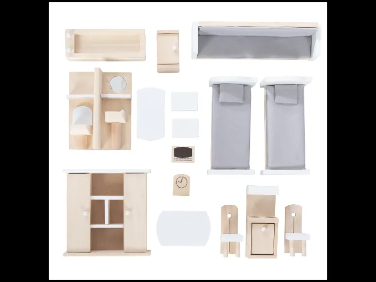 Houten poppenhuis<roba
