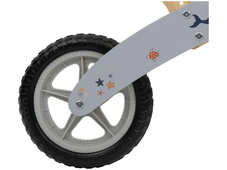 Houten schommeldier of loopfiets<Playtive Best