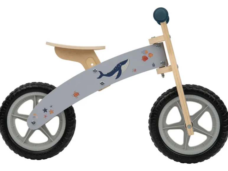 Houten schommeldier of loopfiets<Playtive Best