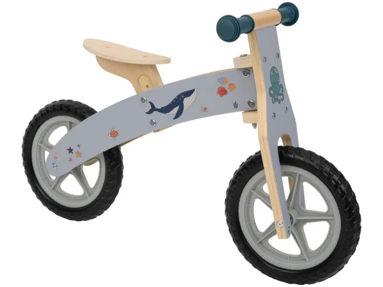 Houten schommeldier of loopfiets<Playtive Best