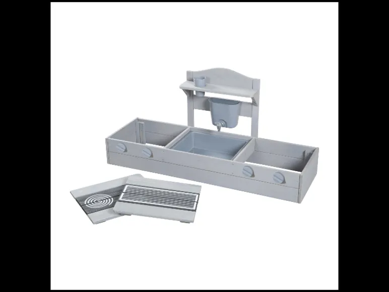 2-in-1 balkon zandbak met speelgoed keuken<roba Online