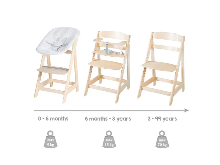 2-in-1 kinderstoel Born Up Zickzack<roba