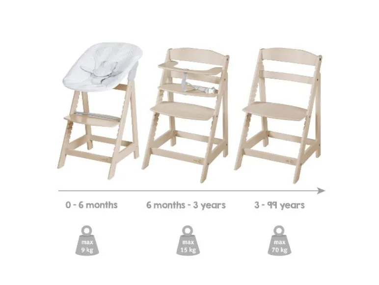 2-in-1 kinderstoel Born Up Zickzack<roba
