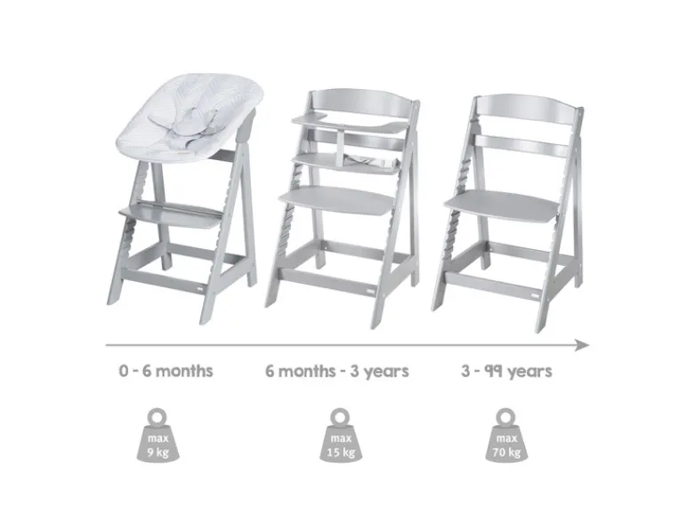 2-in-1 kinderstoel Born Up Zickzack<roba