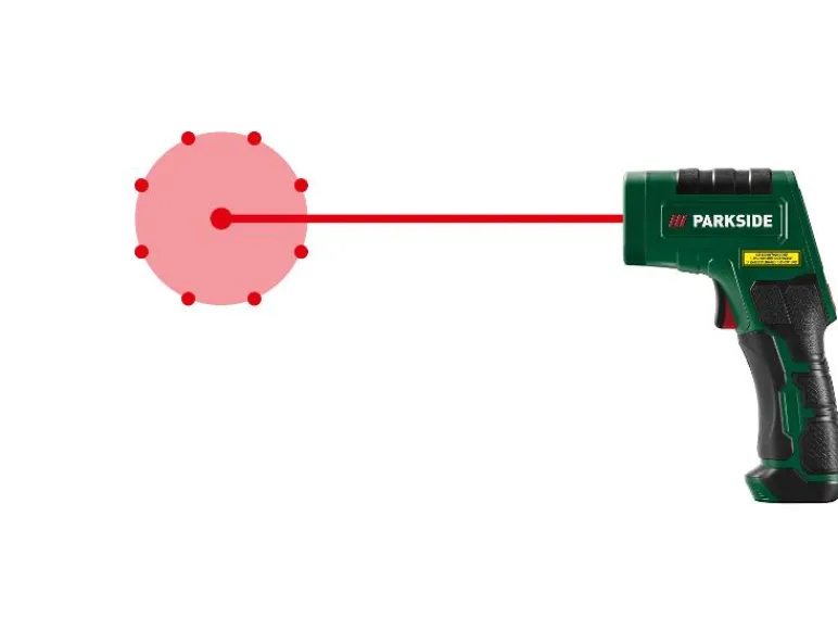 Infrarood temperatuurmeter<PARKSIDE® Discount