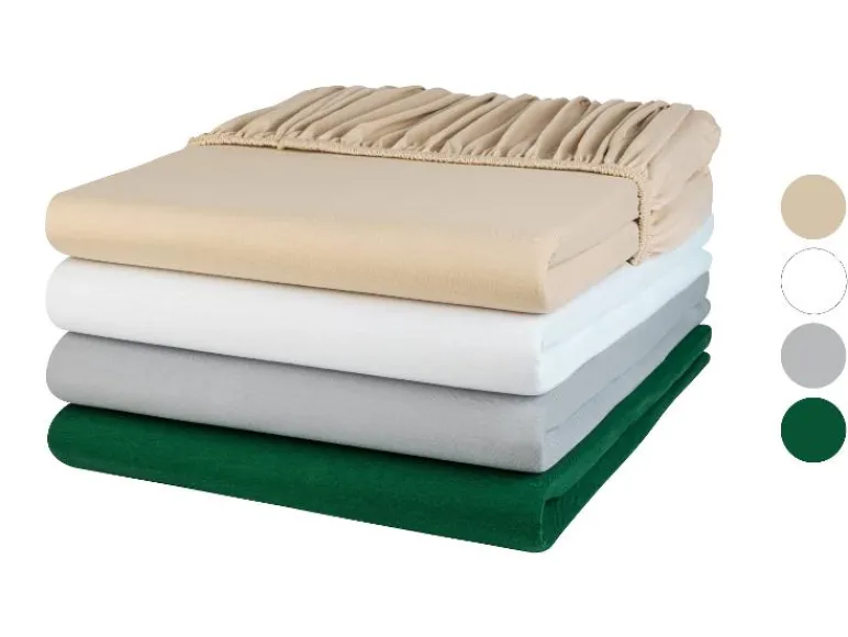 Jersey hoeslaken 90-100 x 200 cm<LIVARNO home Outlet