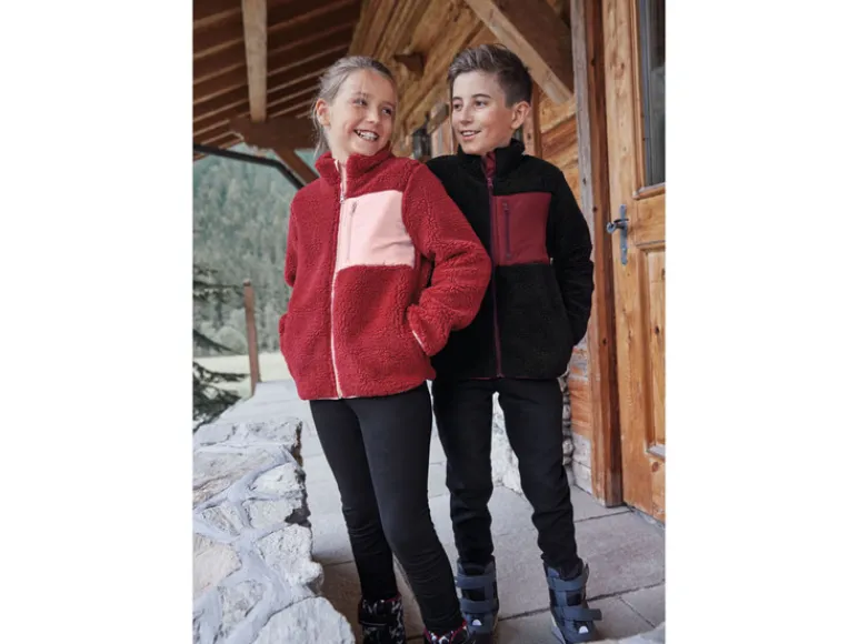 Jongens fleece jas met opstaande kraag<pepperts!® Online