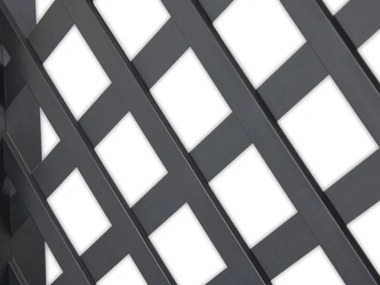 bloembak met centraal trellis, L 100 cm, 110 liter, kunststof<KHW Discount