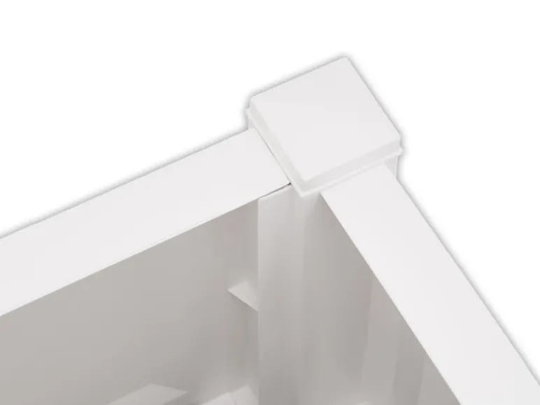 bloembak met centraal trellis, L 100 cm, 110 liter, kunststof<KHW Discount