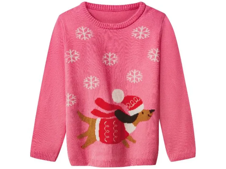 Kinder kersttrui met lampjes<lupilu® New