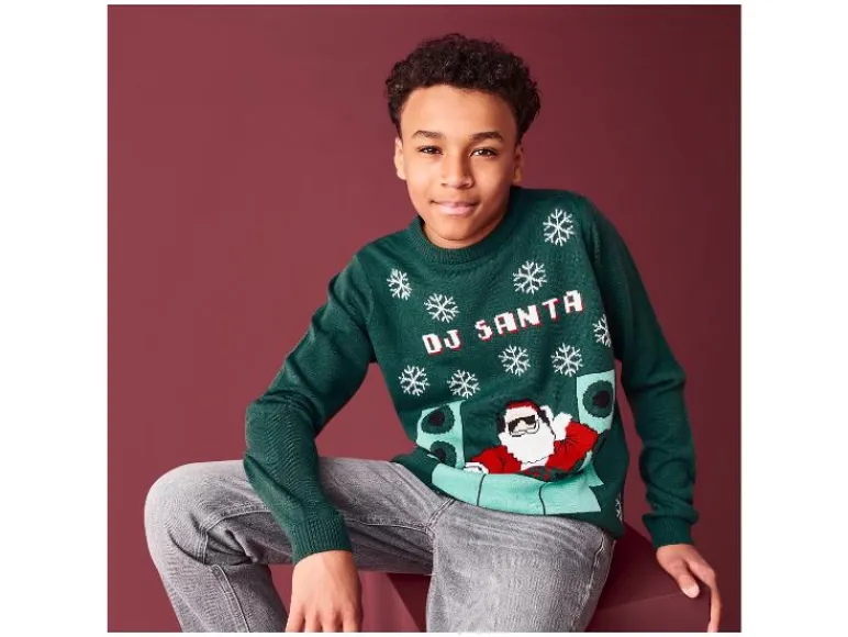 Kinder kersttrui met lampjes<pepperts!® Clearance