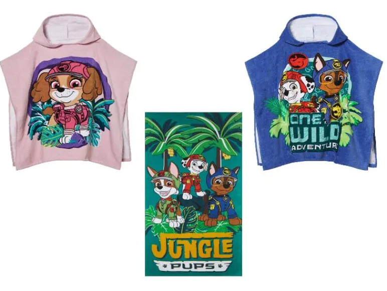 Kinder poncho of handdoek< Clearance