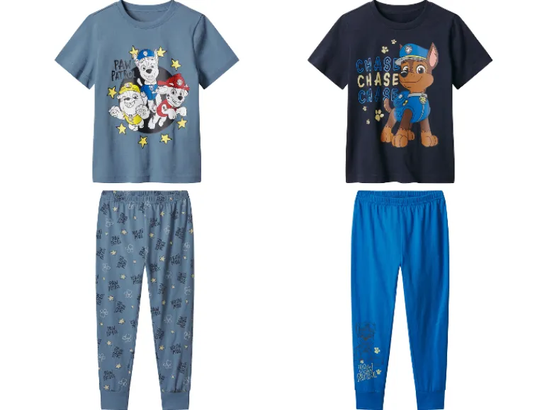 Kinder pyjama met glow-in-the-dark print<