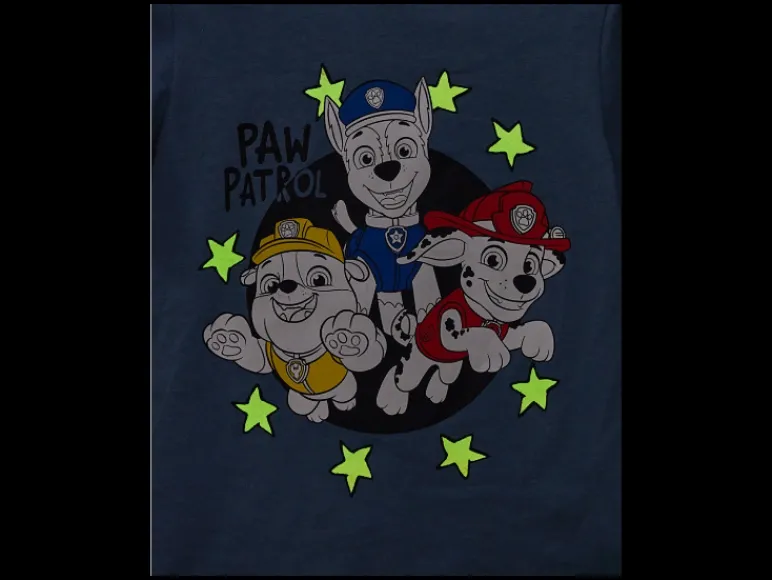 Kinder pyjama met glow-in-the-dark print<