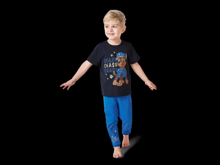 Kinder pyjama met glow-in-the-dark print<