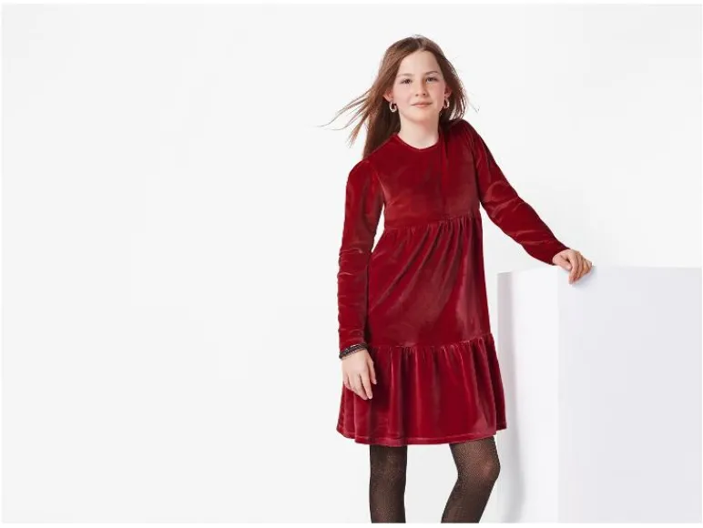 Kinder velours jurk<esmara® Sale