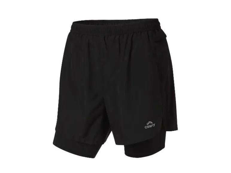 Korte heren sportbroek<CRIVIT Hot