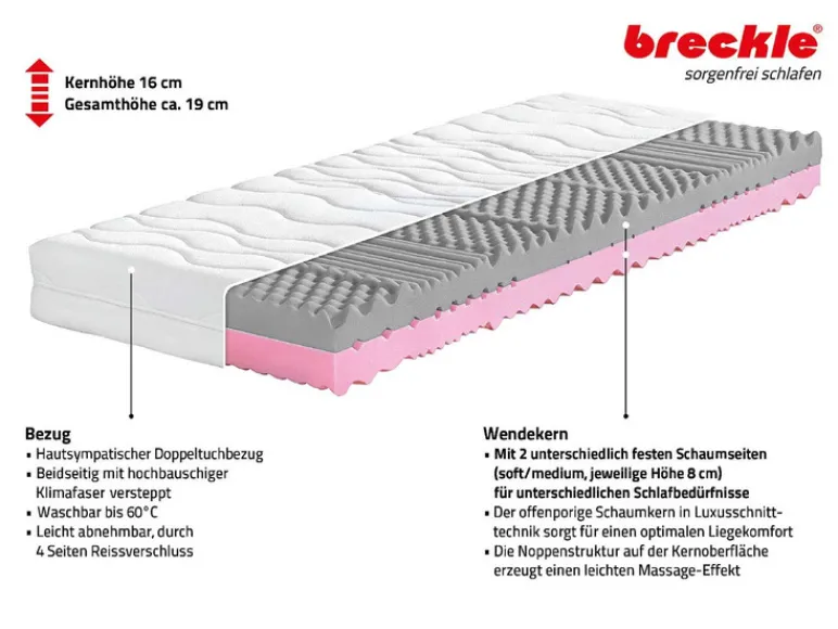 Koudschuim matras kinderen Young Comfort<Breckle Best