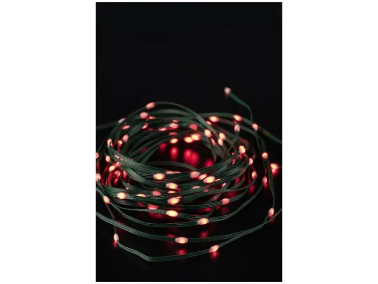 LED-lichtsnoer met audiosensor 100 LED's<LIVARNO home Clearance