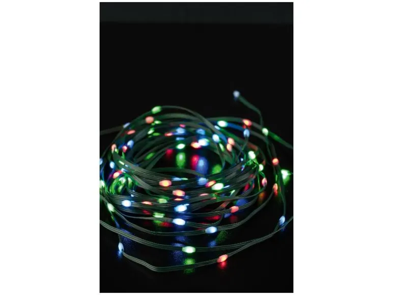 LED-lichtsnoer met audiosensor 100 LED's<LIVARNO home Clearance