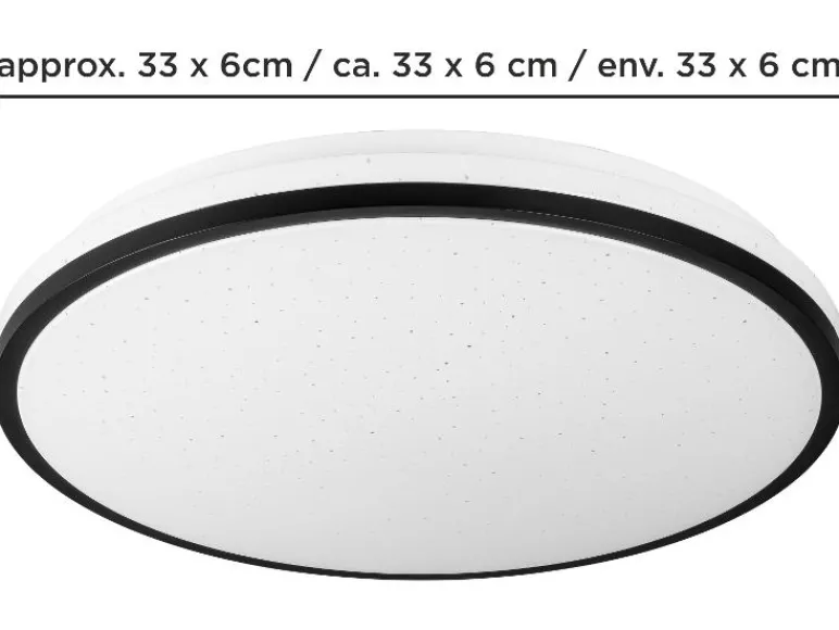 LED-plafondlamp met kleurregeling<LIVARNO® Discount