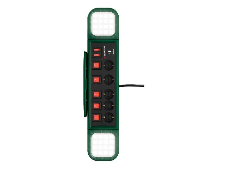 LED-werklamp met stekkerdoos<PARKSIDE®