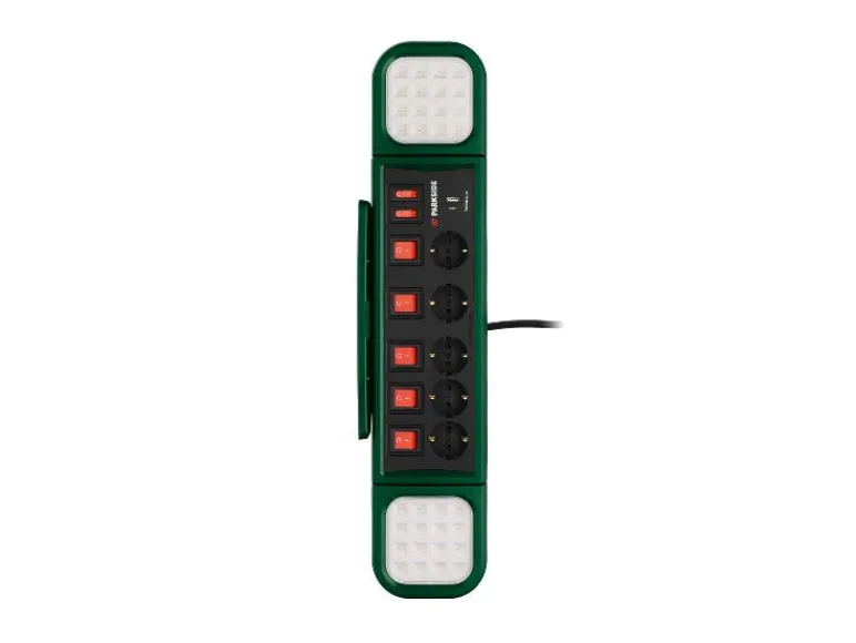 LED-werklamp met stekkerdoos<PARKSIDE®
