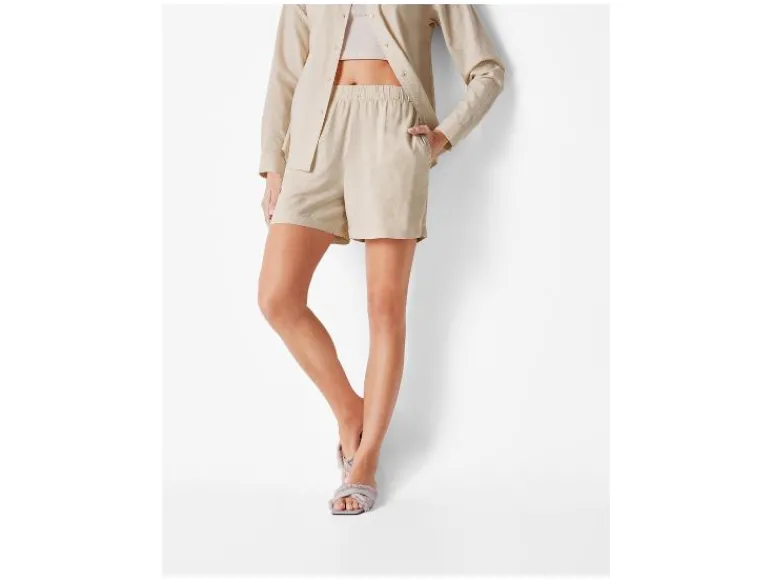 Linnen dames short<esmara® Clearance