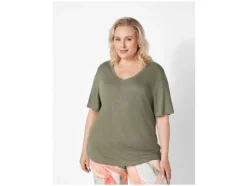 Linnen dames T-shirt - Plus size<esmara® Discount
