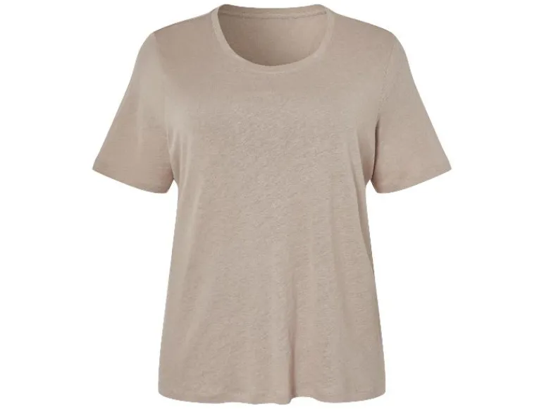 Linnen dames T-shirt - Plus size<esmara® Discount