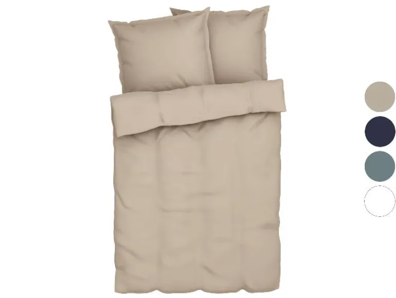 Lyocell satijnen dekbedovertrek 200 x 200 cm<LIVARNO home Discount