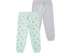 Meisjesjoggingbroek, 2 stuks, met hoog katoengehalte<lupilu® Best