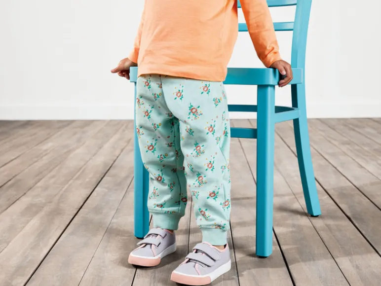 Meisjesjoggingbroek, 2 stuks, met hoog katoengehalte<lupilu® Best