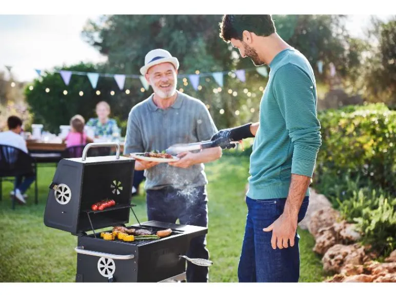 Mini houtskool BBQ Kansas<GRILLMEISTER New
